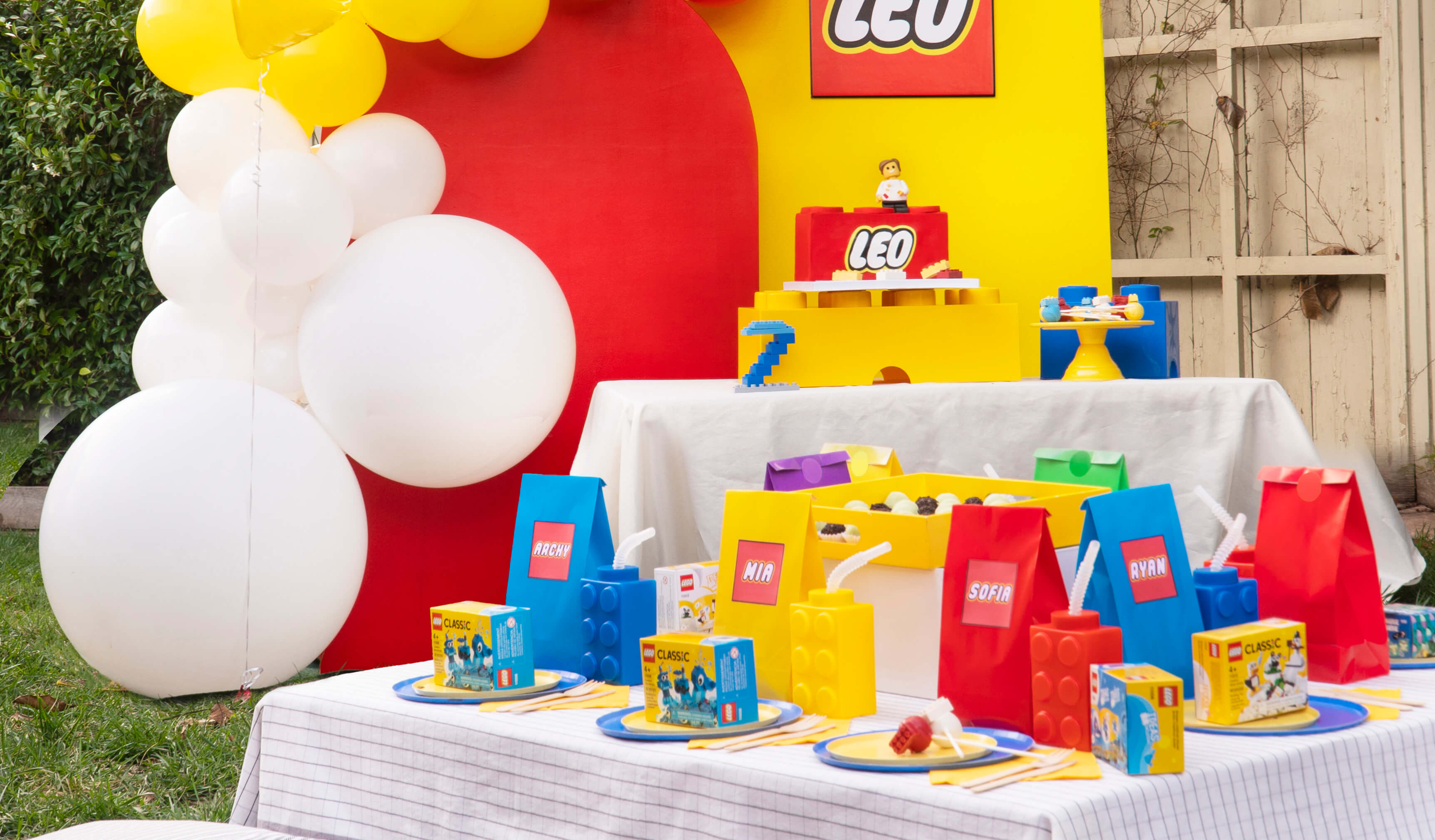 Modern Lego Themed Birthday Party
