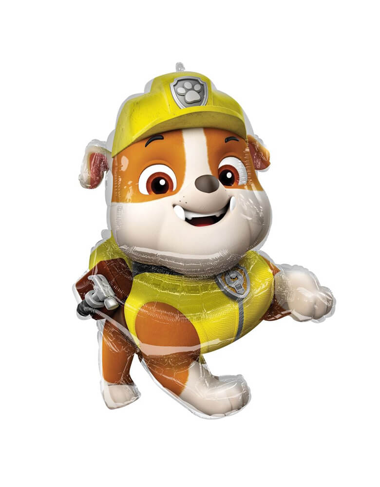 Paw Patrol Rubble Shape Foil Balloon