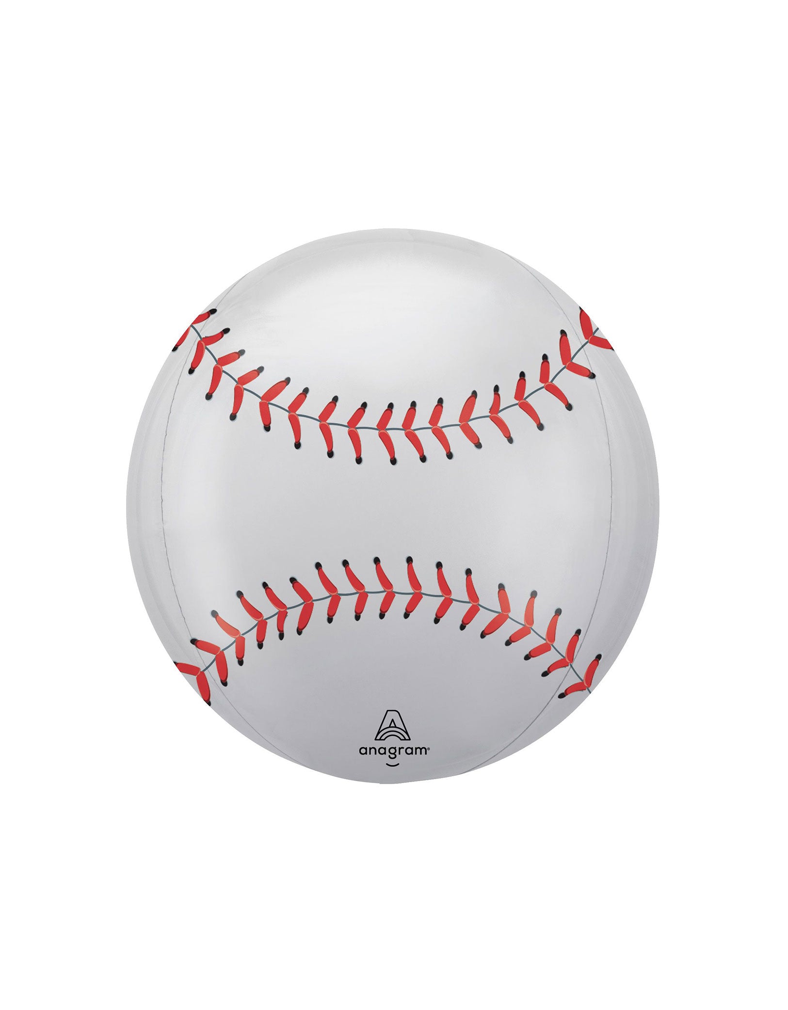 Momo Party's 18" Baseball Orbz Foil Balloon by Anagram Balloons. Perfect for a baseball themed party, a championship celebration or a MLB watch party!