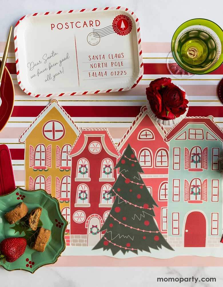 Holiday Village Paper Placemats (Set of 12)