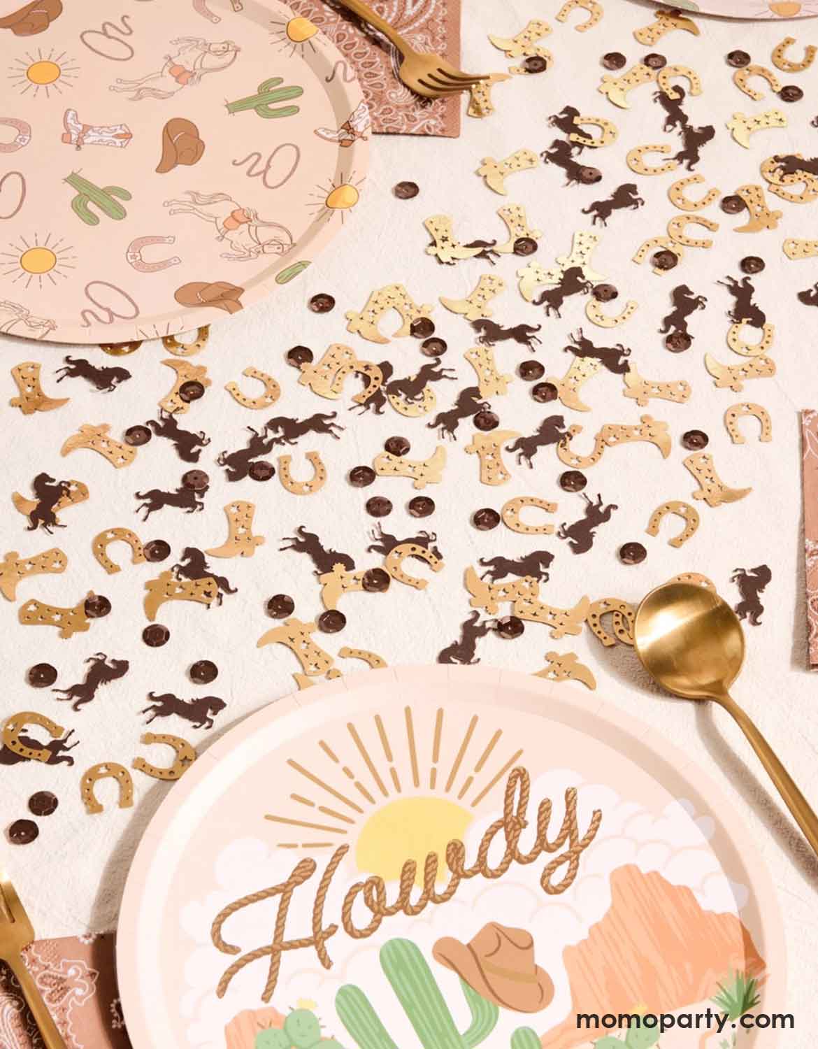 Gold Western Party Confetti