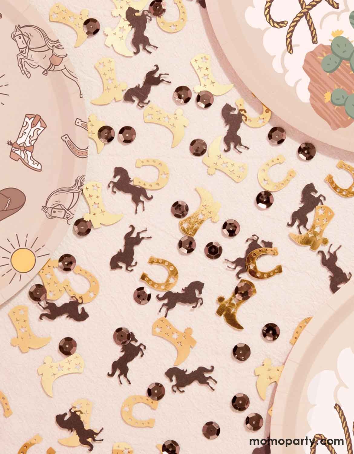 Gold Western Party Confetti