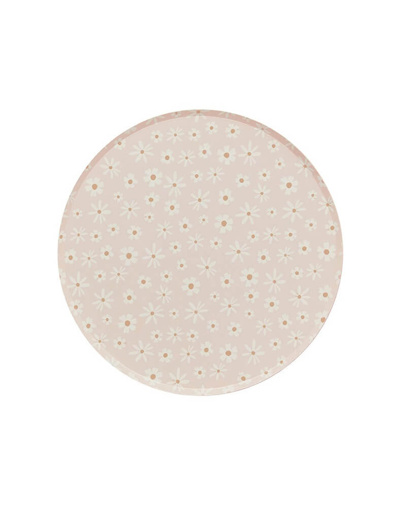 Momo Party's 9" x 9" Daisy Paper Plates by Hooty Balloo. Comes in a set of 8 plates, these floral plates are the perfect way to bring some spring vibes to any party! Pair with the daisy napkins and cups for the full Ditsy Daisy look. They're great for an Easter celebration too!