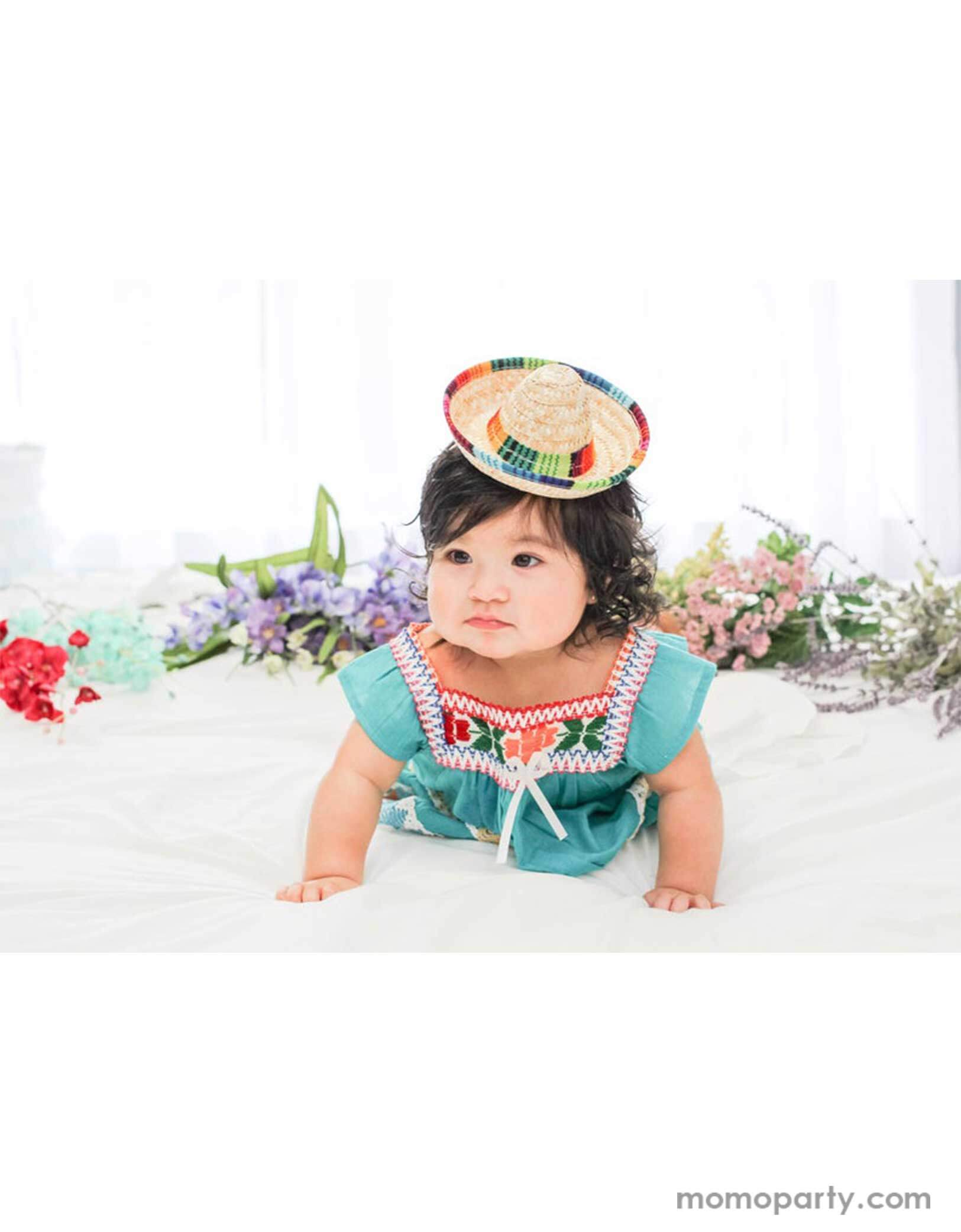 First Fiesta Mini Straw Sombrero