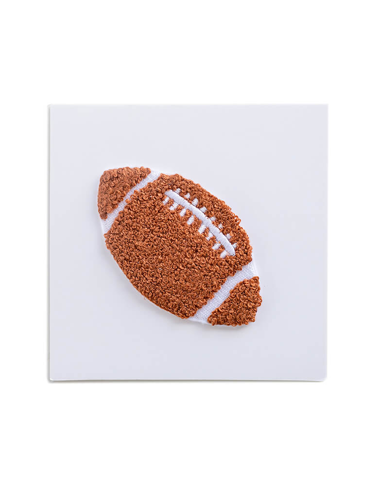 Good Sport Football Patch from Jollity & Co Party Boutique - Daydream society- Good Sport collection. This fun sport-themed patch lets everyone know you're a football fan and die-hard lover -- no matter the score! It's perfect for a sports bag, cap, backpack, or jacket.