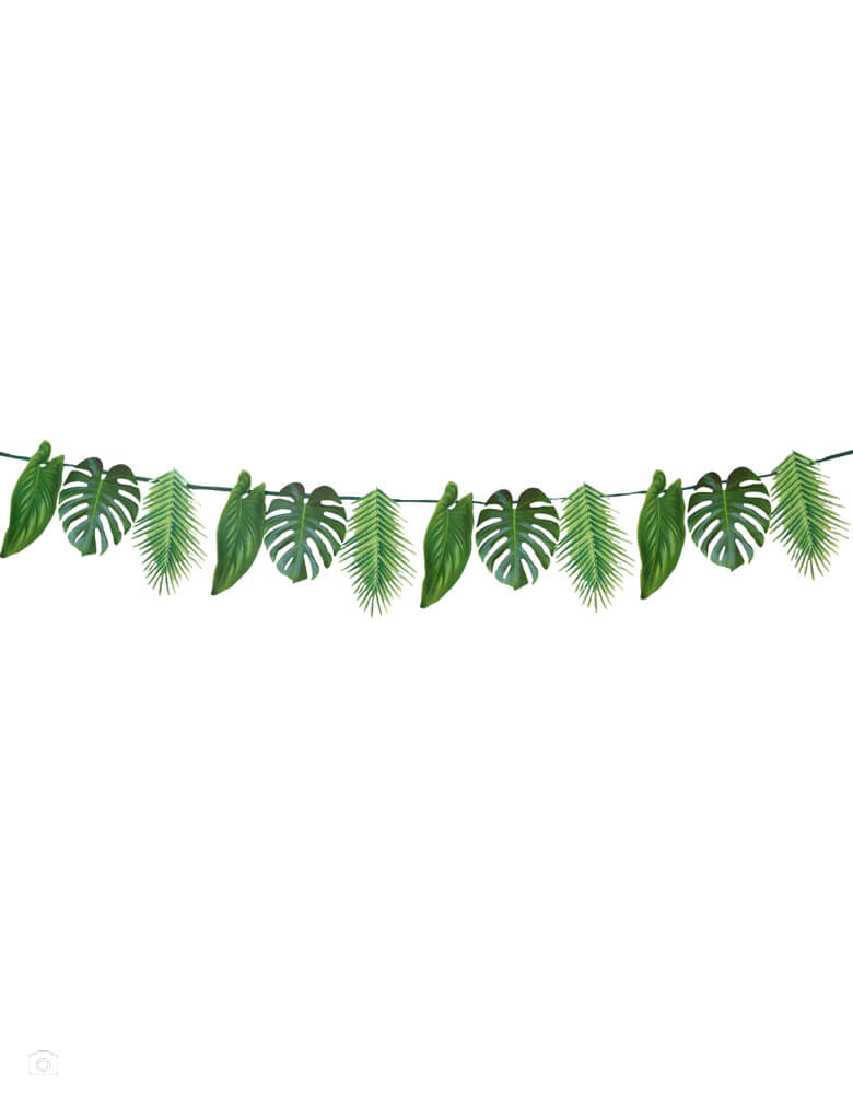 Green Palm Leaf Garland