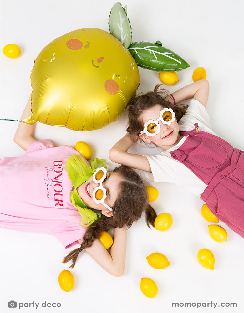 Happy Lemon Foil Balloon