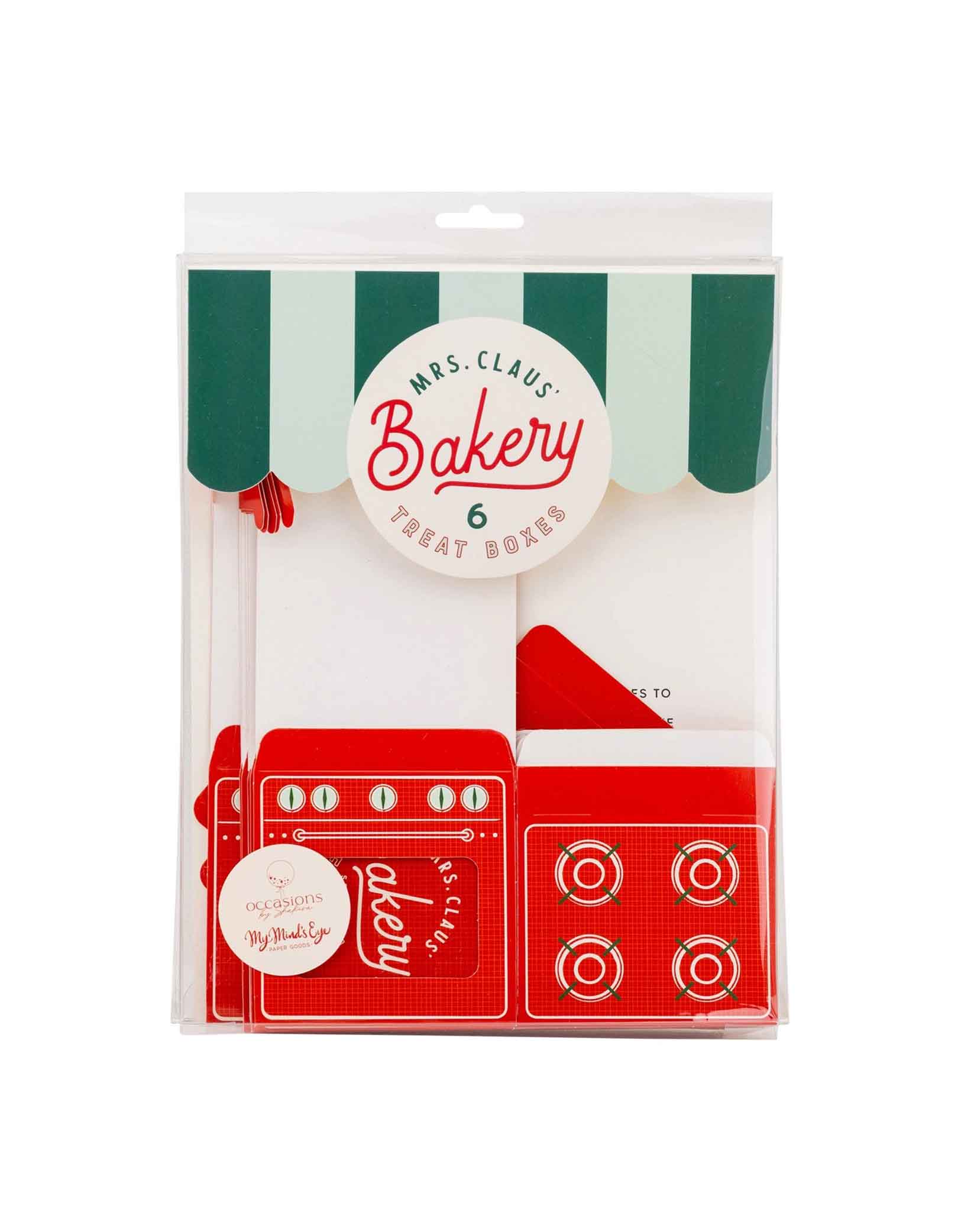 Oven Shaped Treat Boxes (Set of 6)