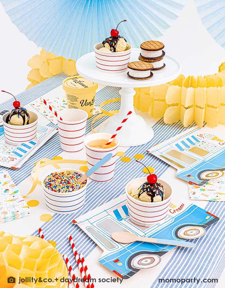 Ice Cream Dreams Large Plates (Set of 8)