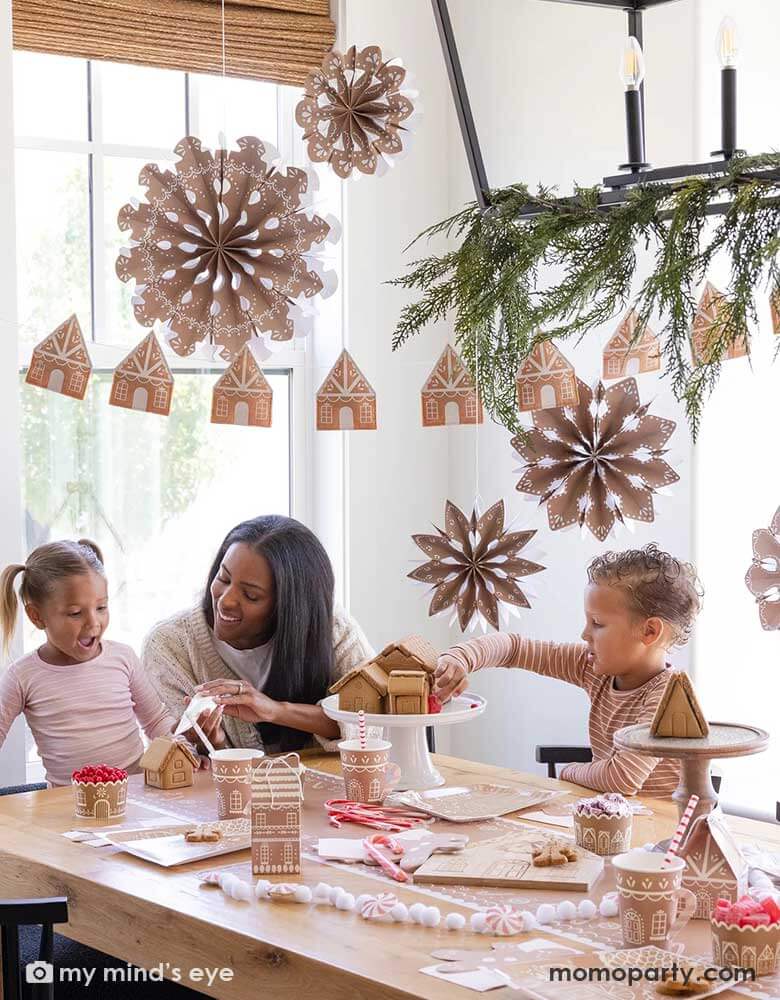 Gingerbread House Paper Party Cups With Handle (Set of 8)
