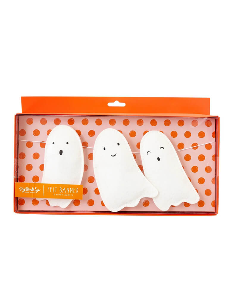 Ghost Puffy Felt Banner