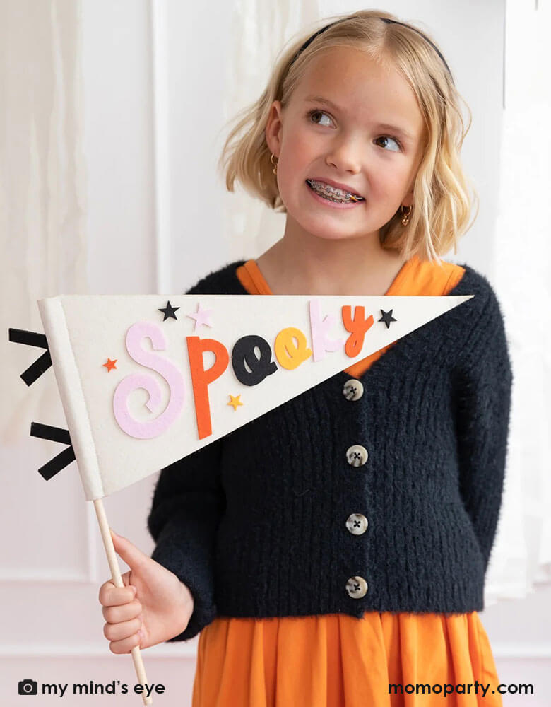 Hey Pumpkin Felt Pennant Banner