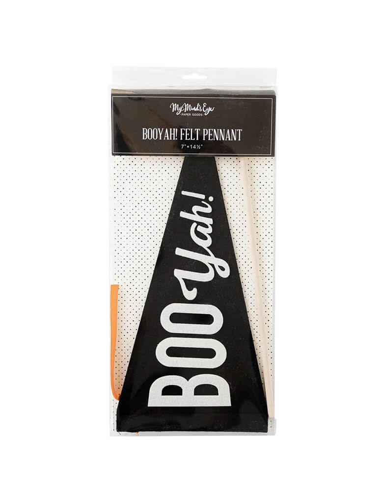 Boo Yah! Felt Pennant Banner