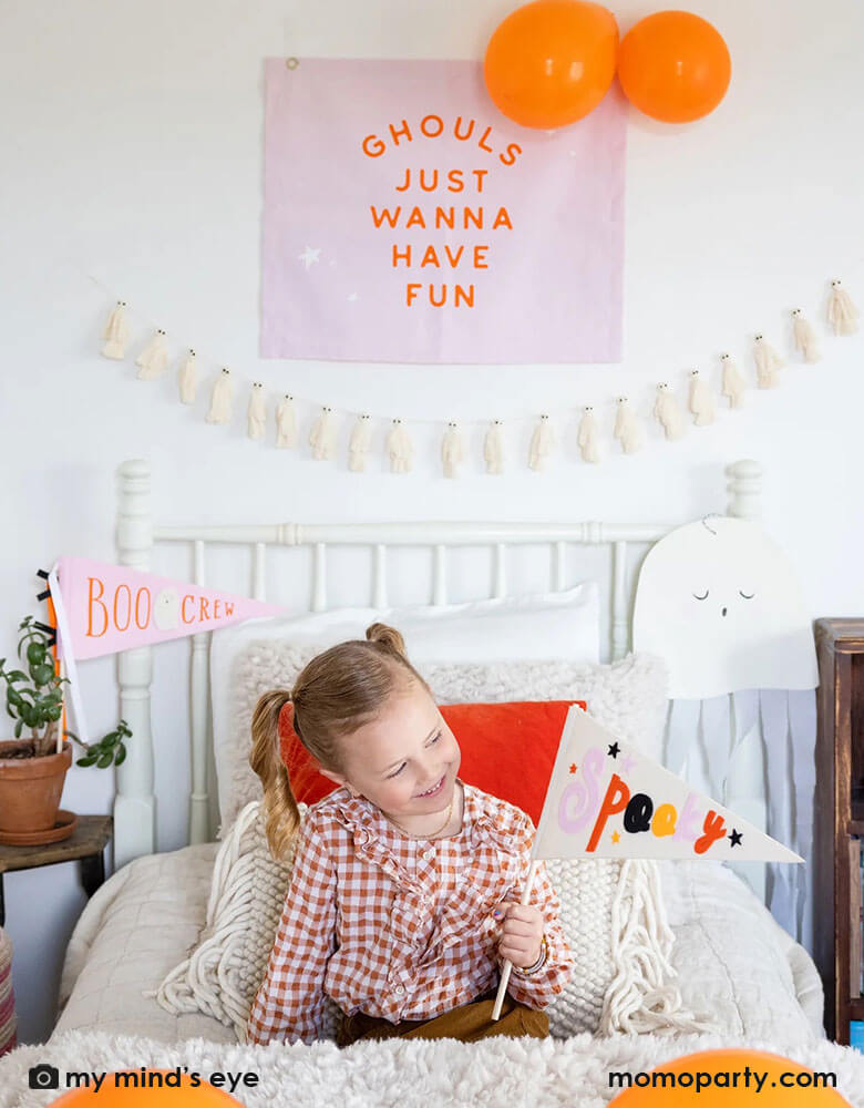 Hey Pumpkin Felt Pennant Banner