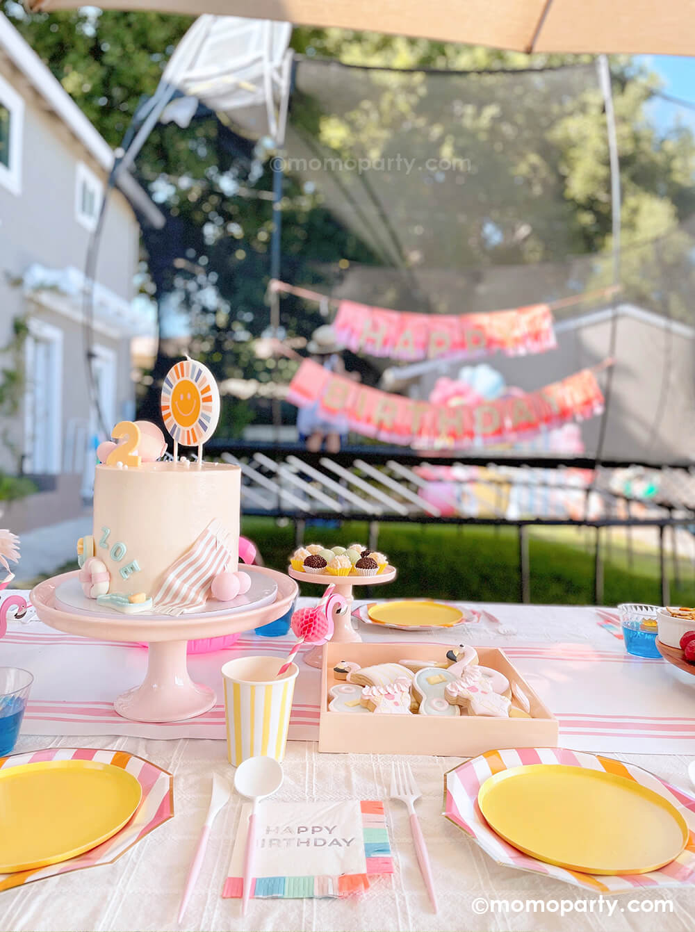 Birthday Fringe Small Napkins (Set of 16)