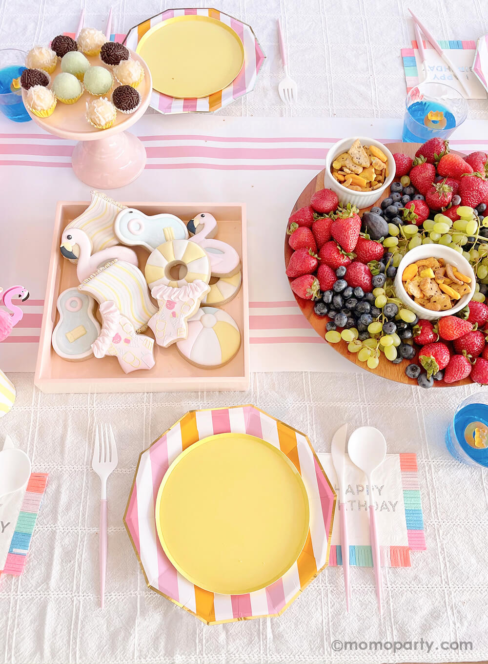 Birthday Fringe Small Napkins (Set of 16)