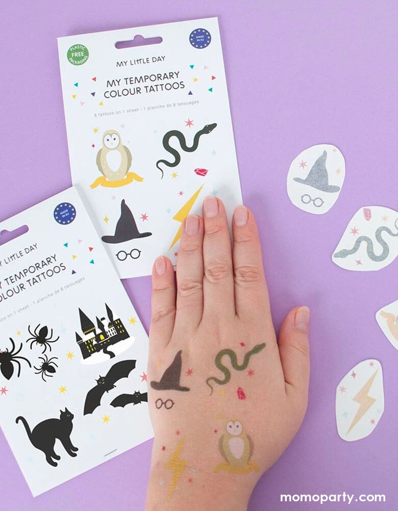 Wizard Temporary Tattoos (Set of 2)