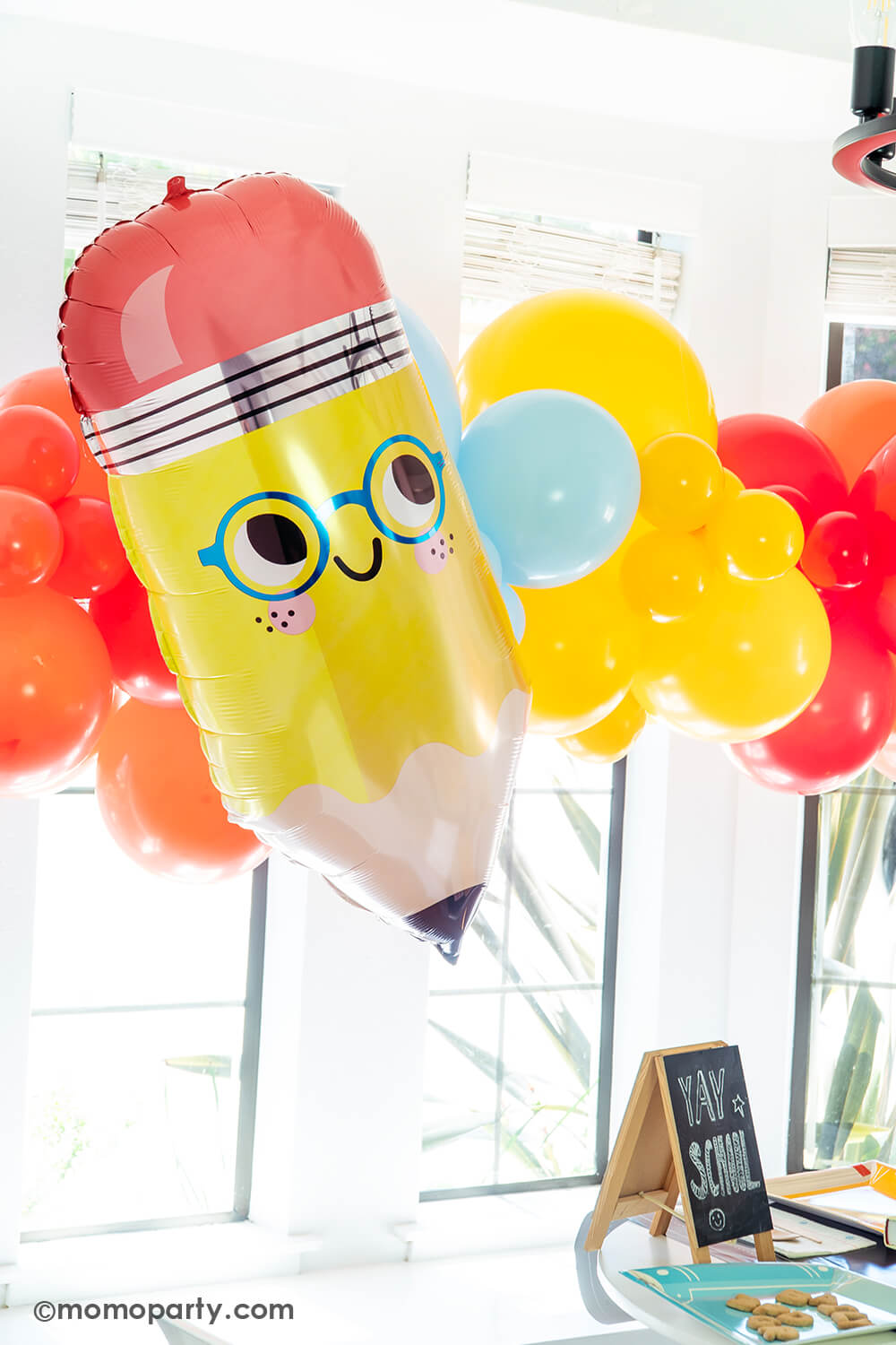 Write On Pencil Shaped Foil Mylar Balloon