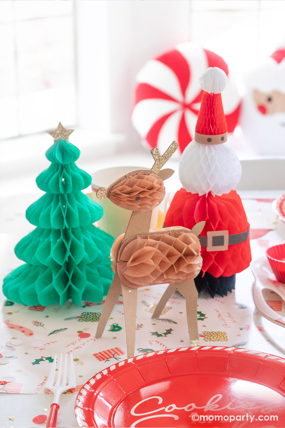 Honeycomb Christmas Characters (Set of 10)