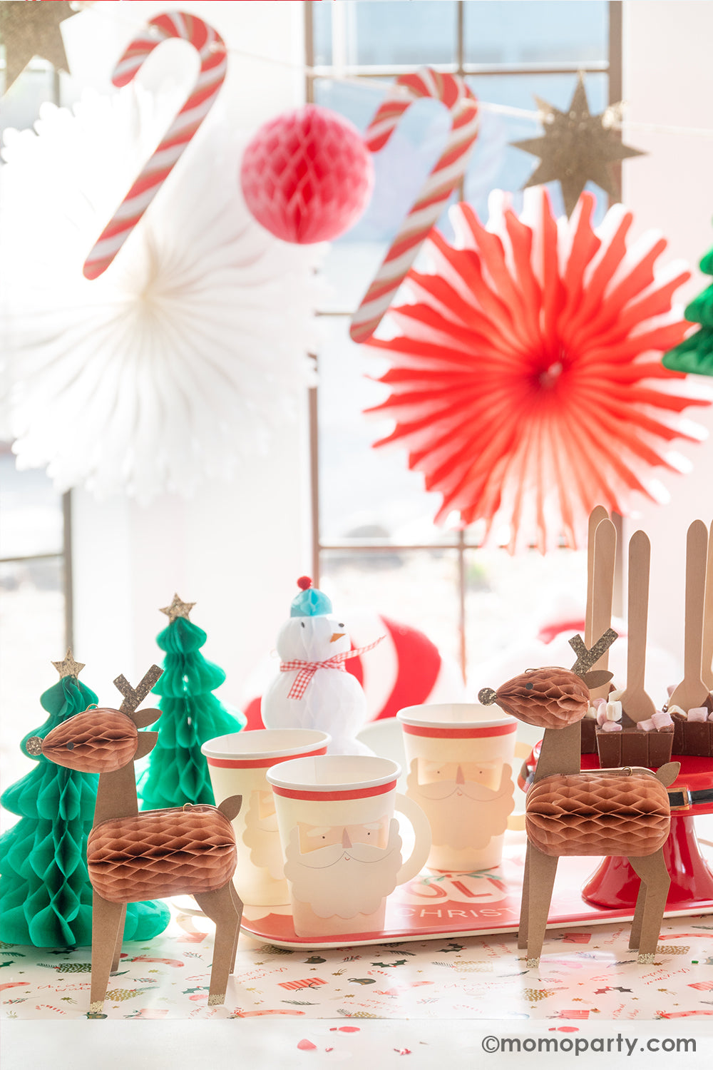 Christmas Honeycomb Garland
