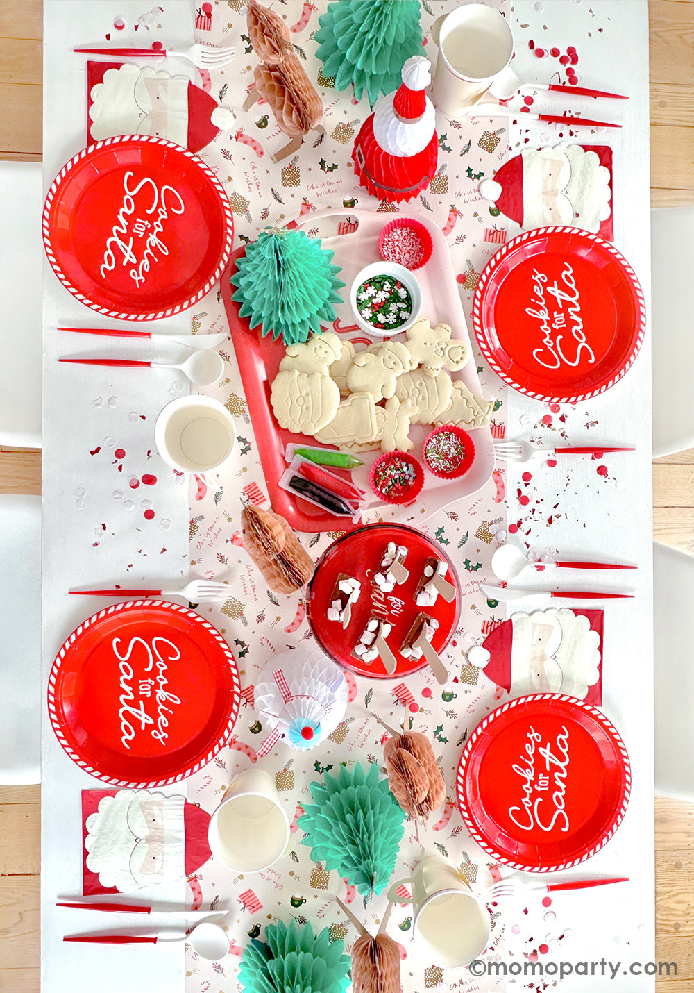 Cookies For Santa Paper Plates (Set of 8)