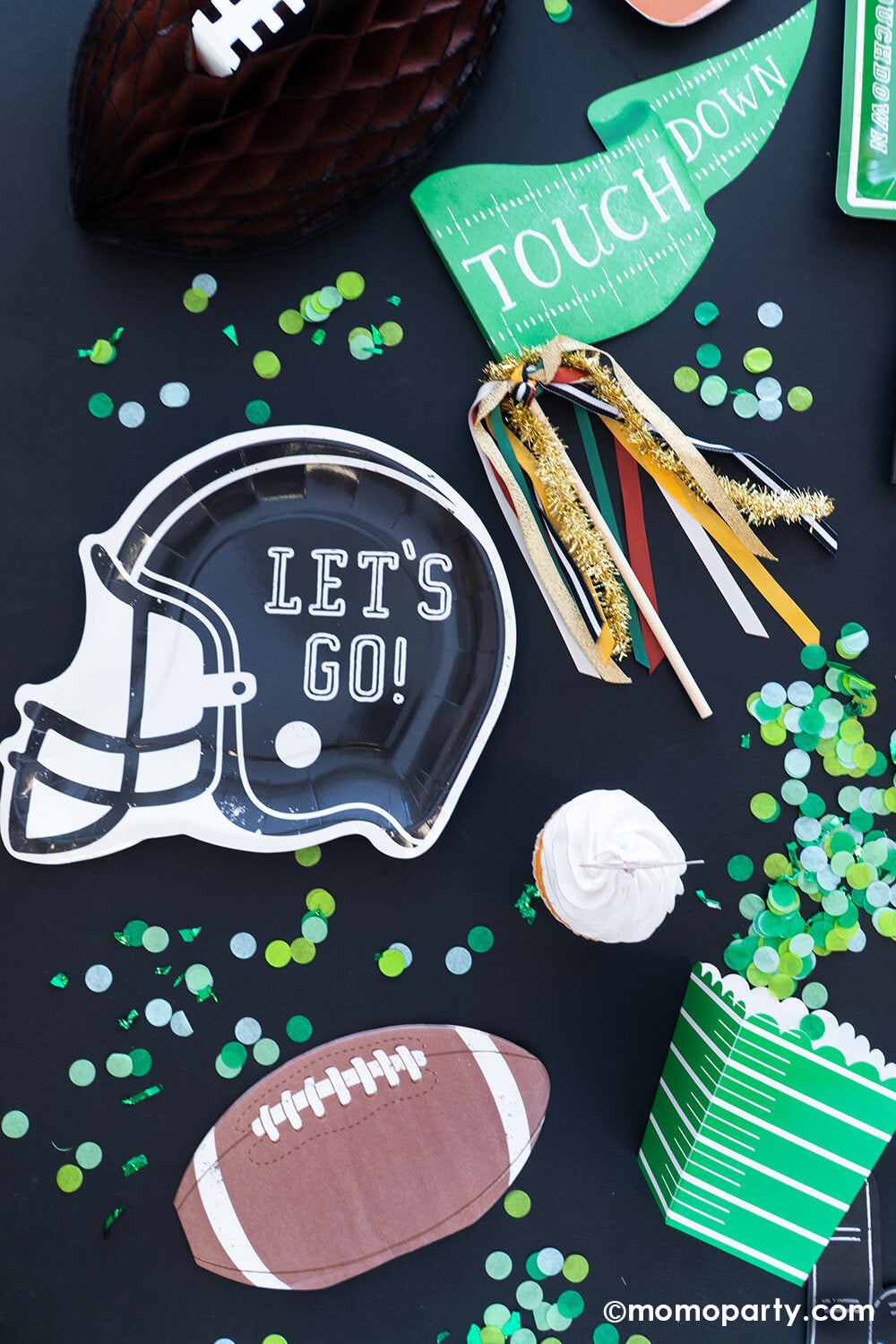 Football Shaped Napkins (Set of 24)