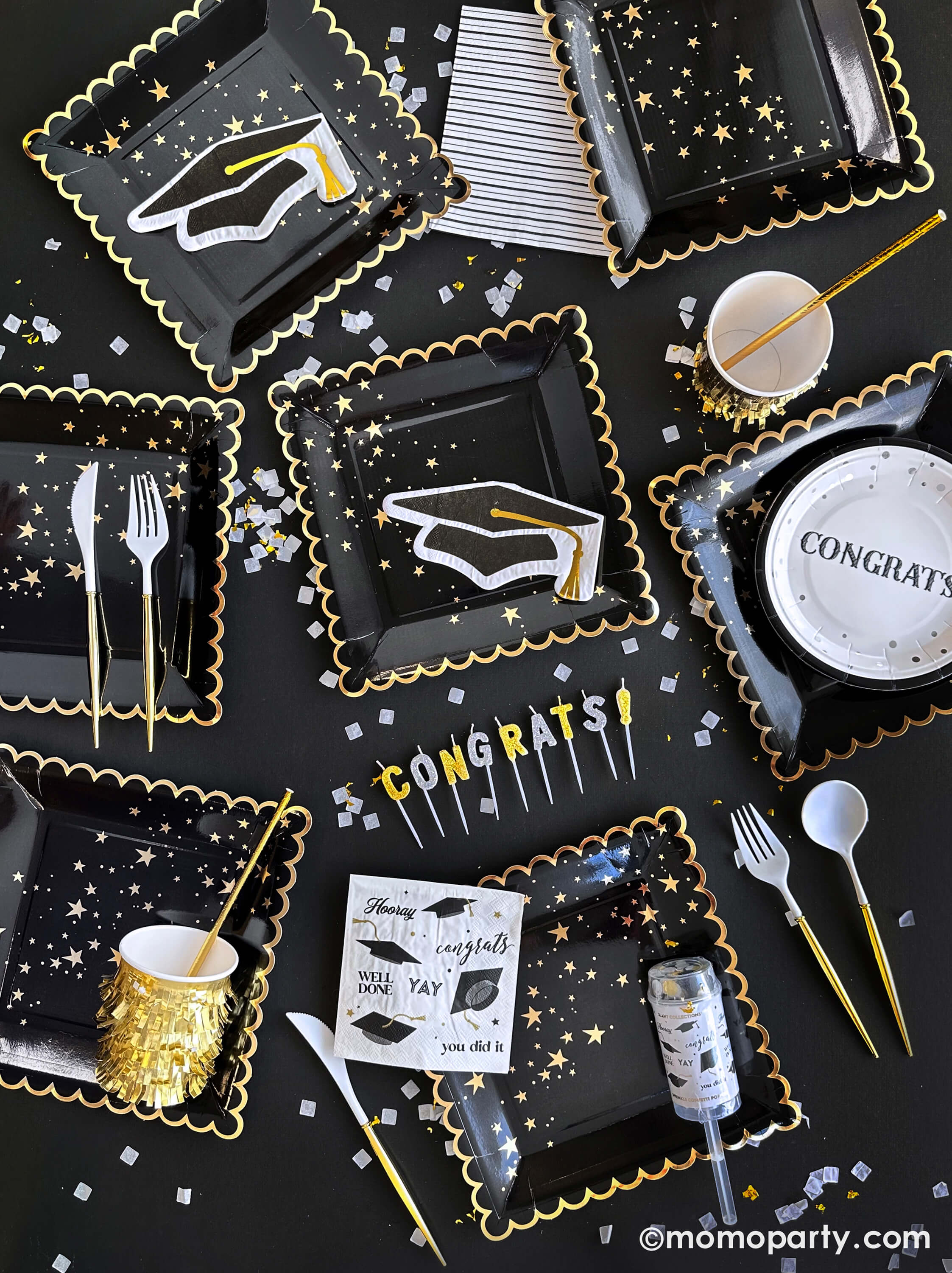 Congrats Plates (Set of 12)