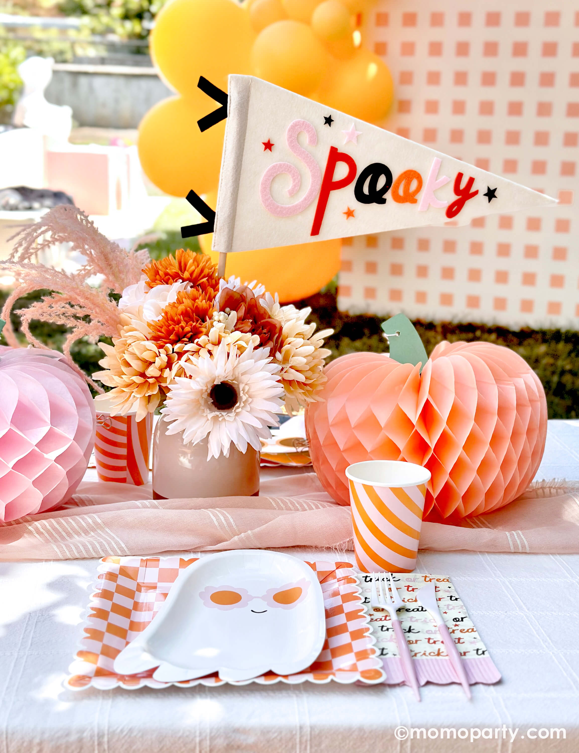 Hey Pumpkin Felt Pennant Banner