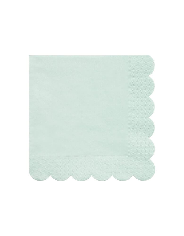 Momo Party's Pale Mint Large Napkins by Meri Meri