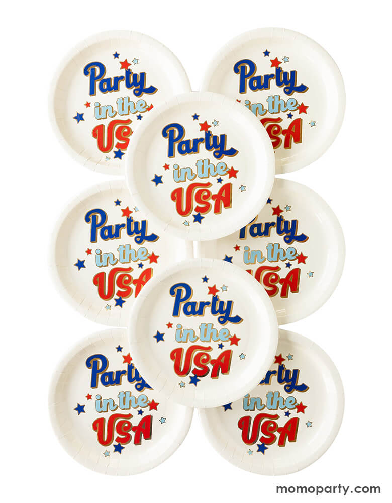 Party in the USA Plates (Set of 8)