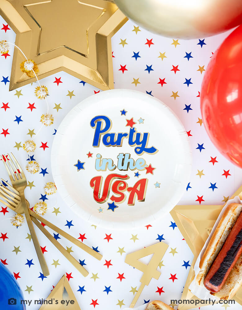 Party in the USA Plates (Set of 8)