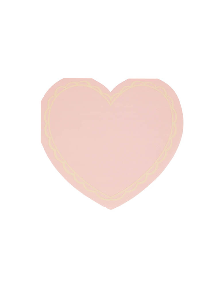 Pastel Heart Large Napkins (Set of 16)
