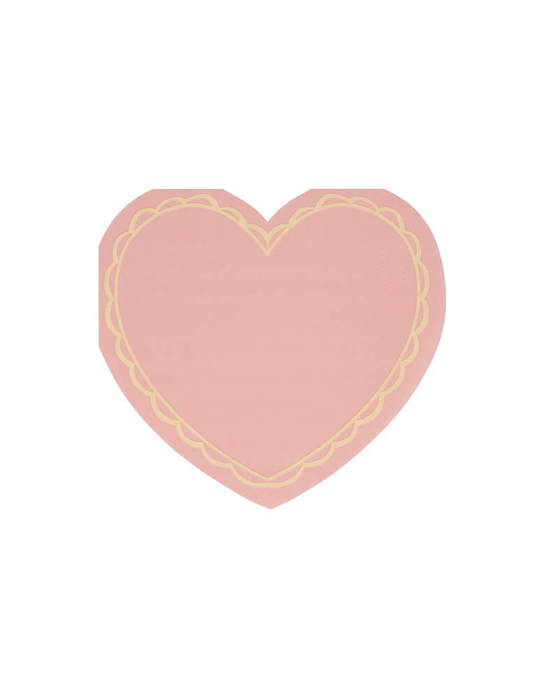 Pastel Heart Large Napkins (Set of 16)