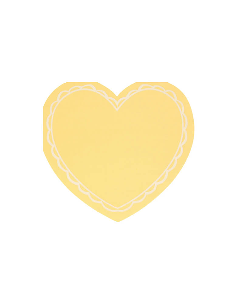 Pastel Heart Large Napkins (Set of 16)