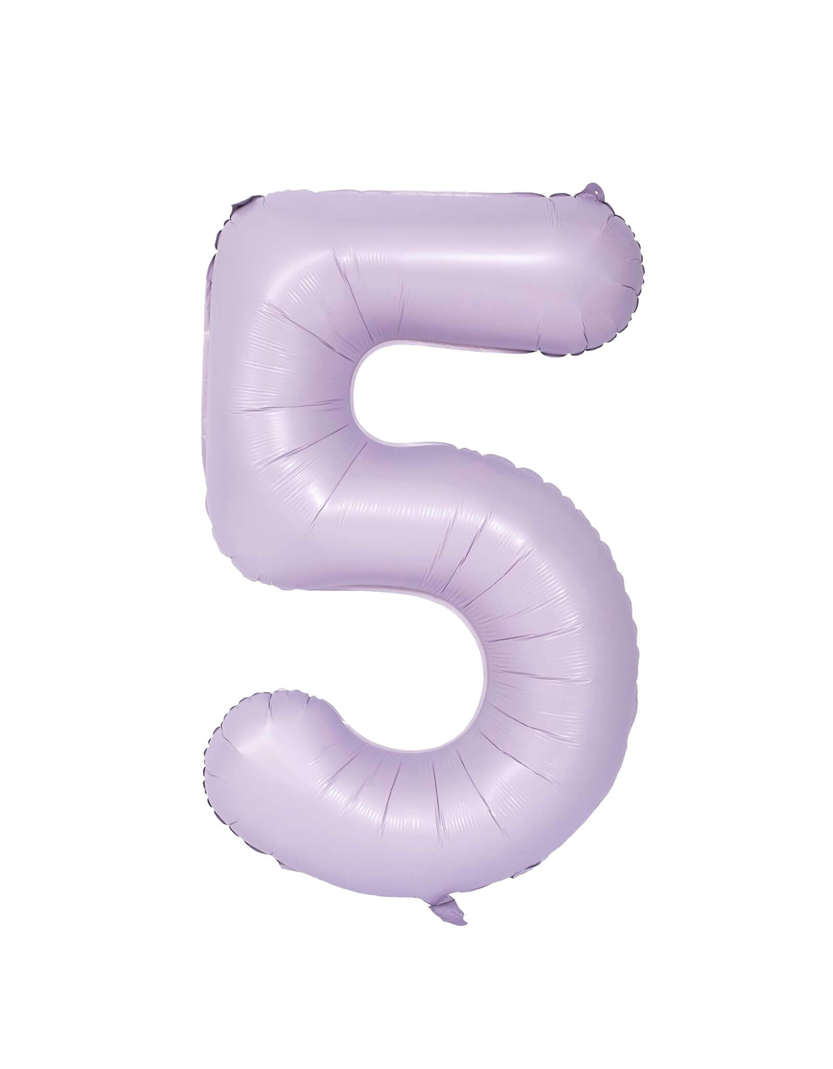 Large Number Pastel Lilac Foil Mylar Balloon