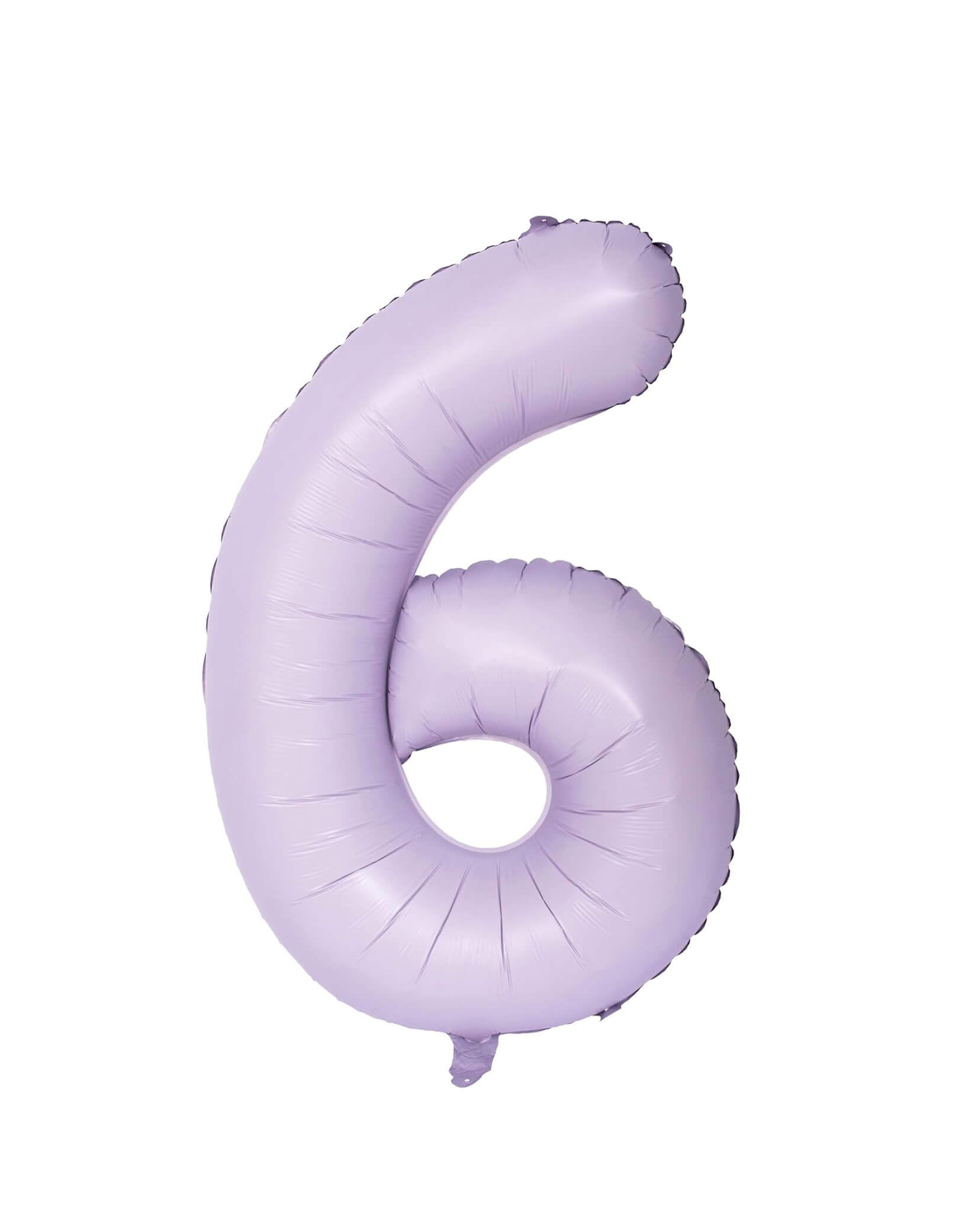 Large Number Pastel Lilac Foil Mylar Balloon