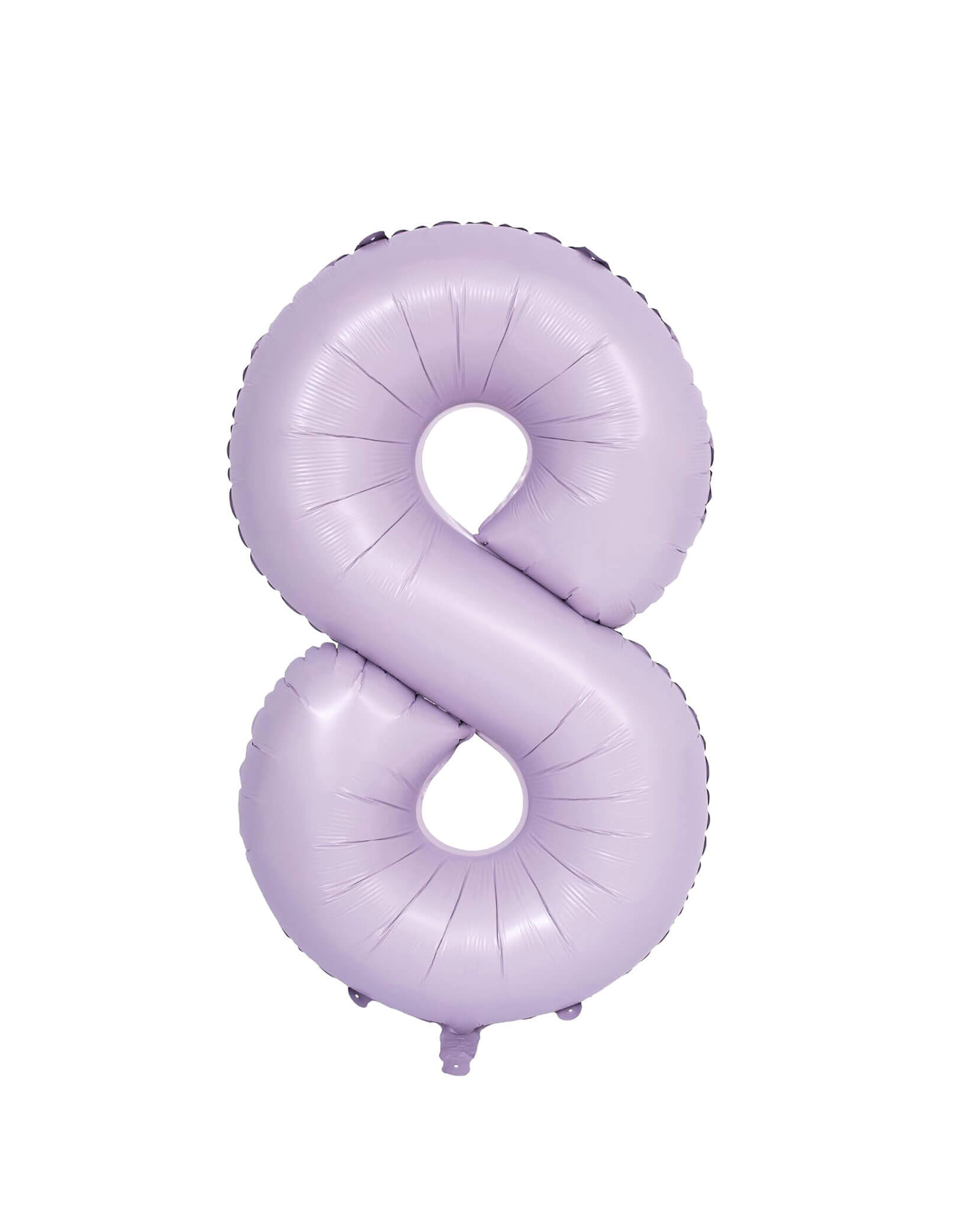 Large Number Pastel Lilac Foil Mylar Balloon