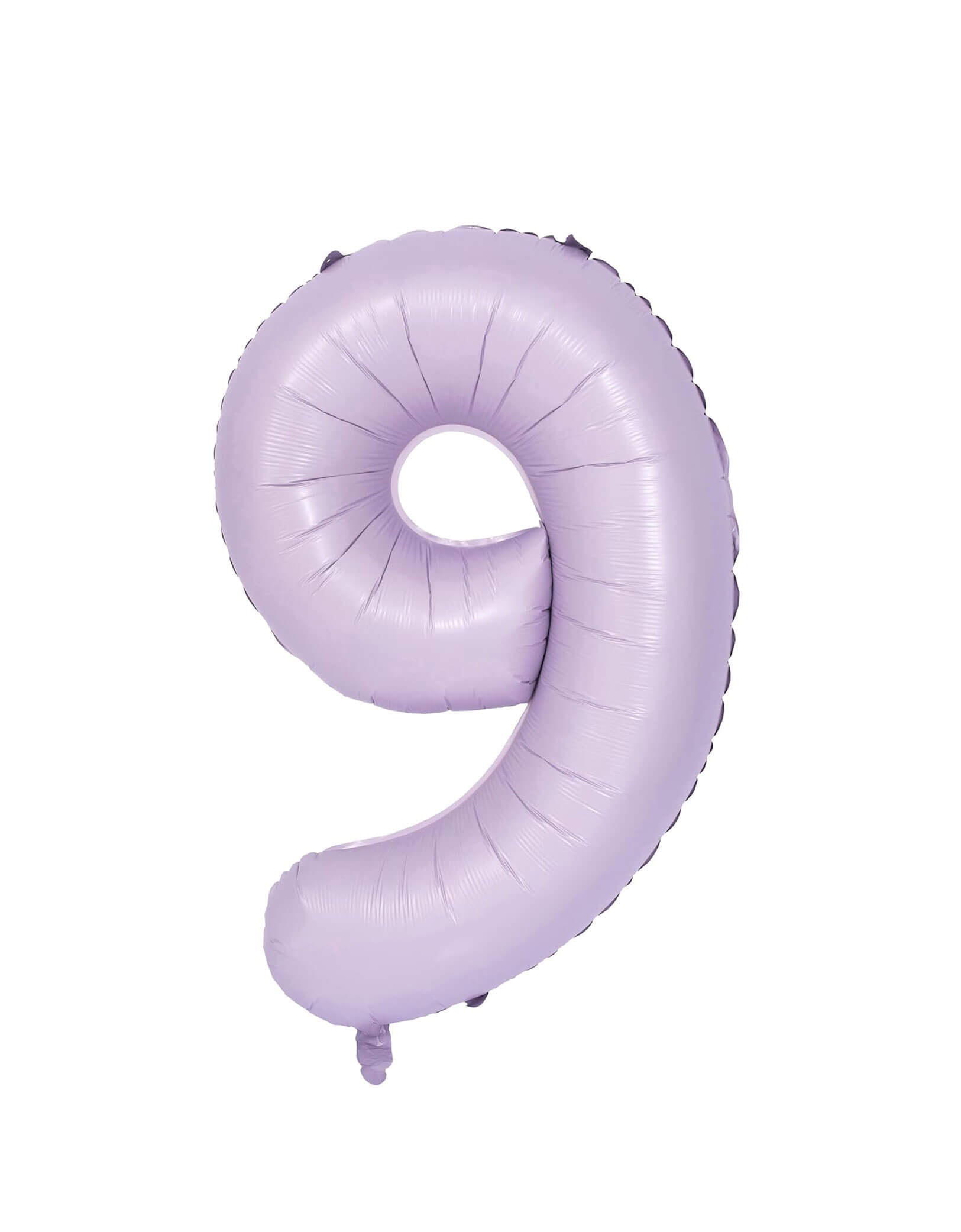Large Number Pastel Lilac Foil Mylar Balloon
