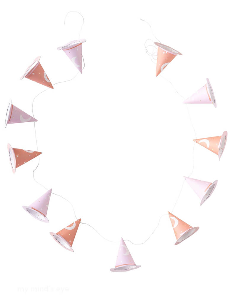 Pink Witch Hat Banner
