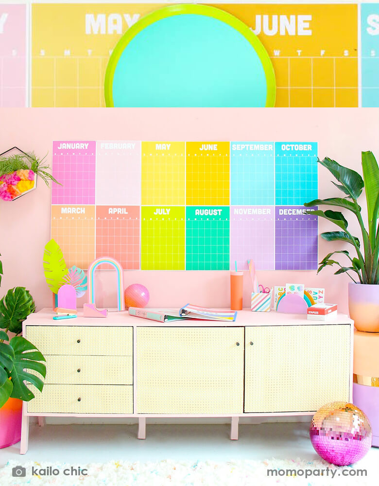 Rainbow Wall Calendar