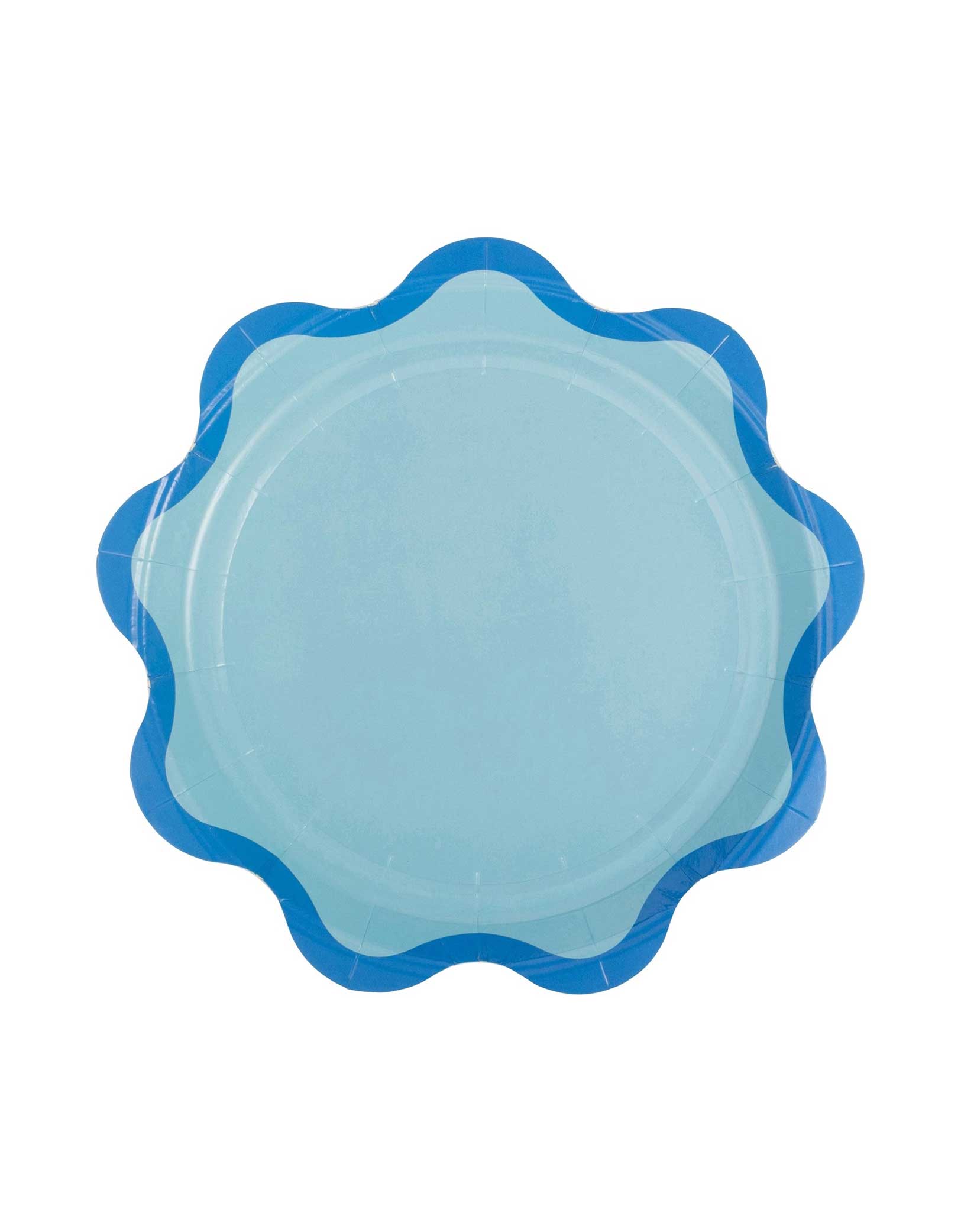 Momo Party's 7" Ric Rac Edge Dessert Plates by My Mind's Eye. Comes in a set of 8 paper plates in 4 colors, blue, pink, green and yellow, these brightly colored plates feature a fun ric rac edge design that will add a pop of color to your celebration.
