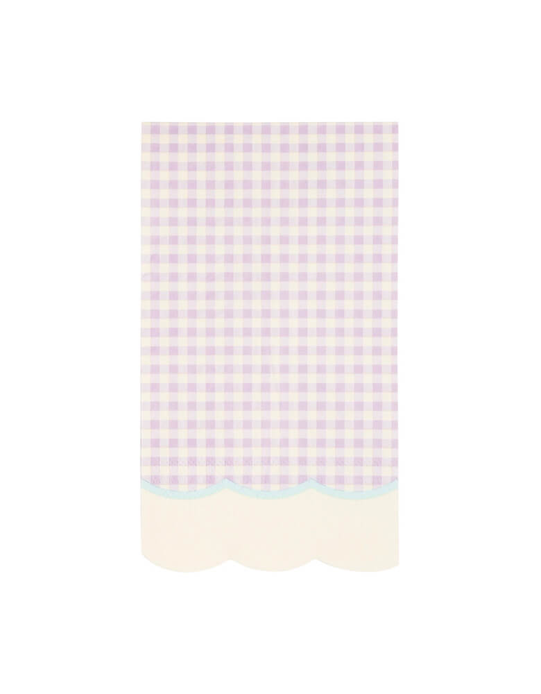 Momo Party's 4.25" x 7.75" Gingham Napkin Set by My Mind's Eye. This set includes fun and quirky napkins in a variety of pastel colors. Perfect for any occasion, these napkins are sure to bring a touch of whimsy to your table setting, especially this spring and Easter.