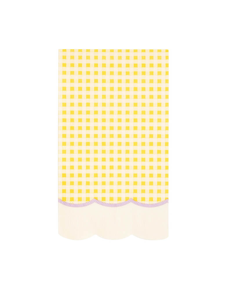 Momo Party's 4.25" x 7.75" Gingham Napkin Set by My Mind's Eye. This set includes fun and quirky napkins in a variety of pastel colors. Perfect for any occasion, these napkins are sure to bring a touch of whimsy to your table setting, especially this spring and Easter.
