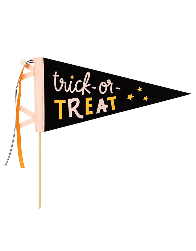 Trick or Treat Felt Pennant Banner