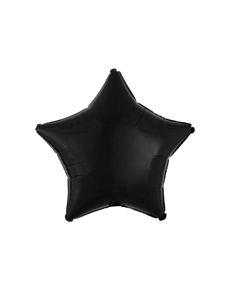 Anagram Balloon - 00685 19" Junior Black Star Shaped Foil Balloon