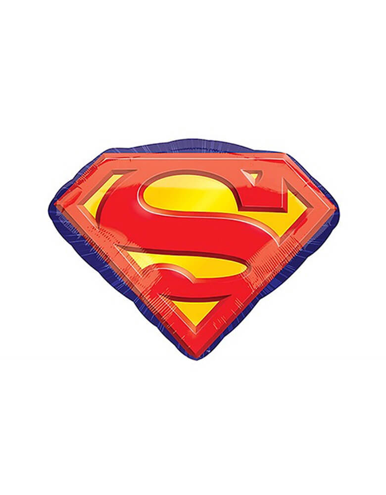 26'' Superman Emblem Foil Balloon