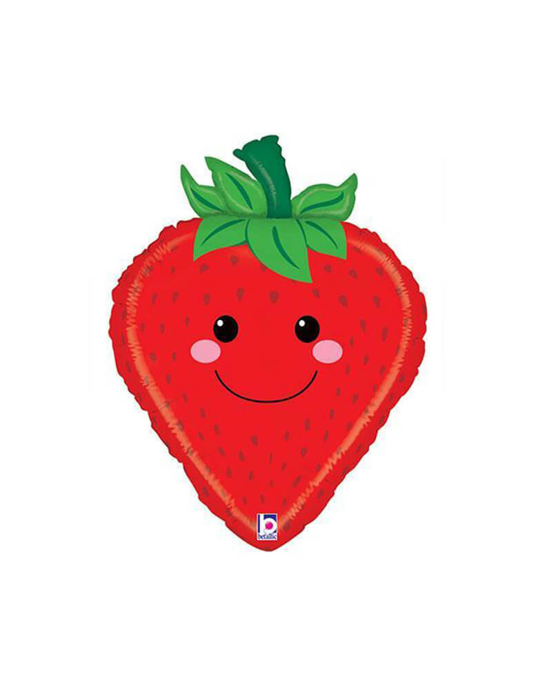 26” Strawberry Produce Pal Foil Mylar Balloon