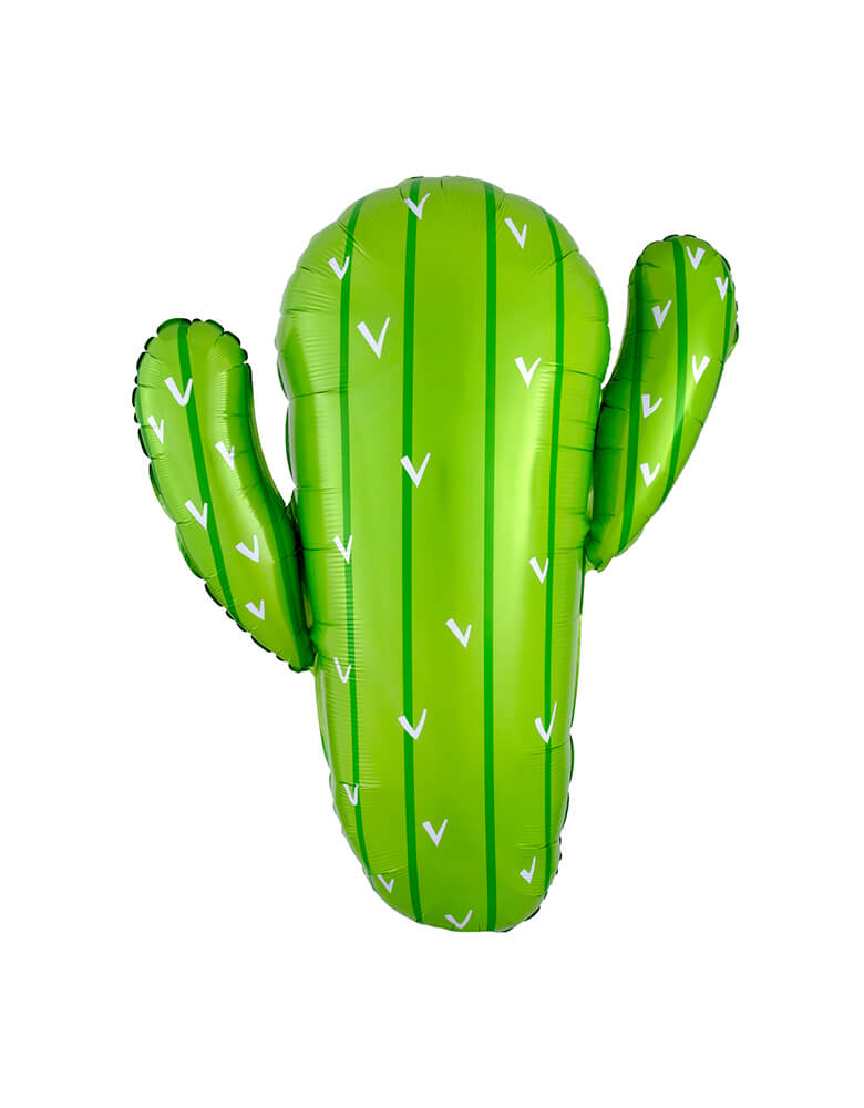 Anagram Balloons - 39538 Cactus SuperShape™ XL® P35. Accent your fiesta, llama or Mexican themed party with this large cactus shaped foil balloon.