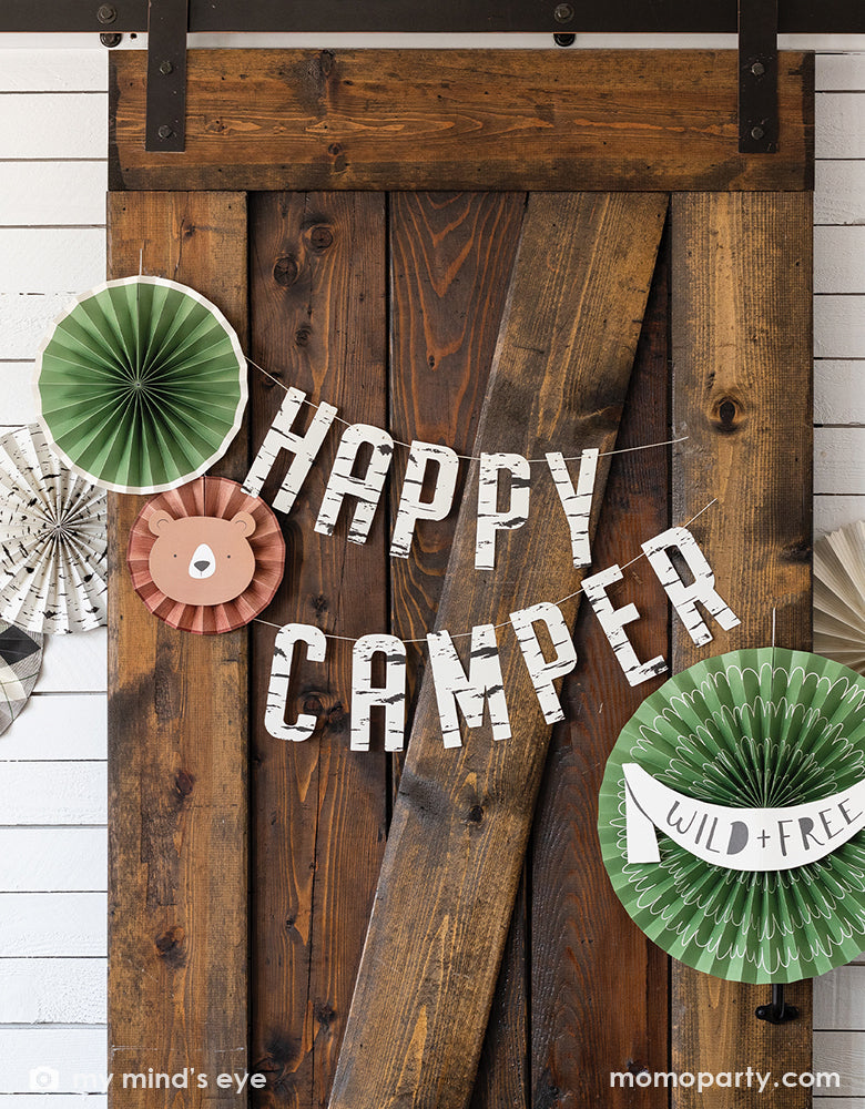 Adventure Happy Camper Banner