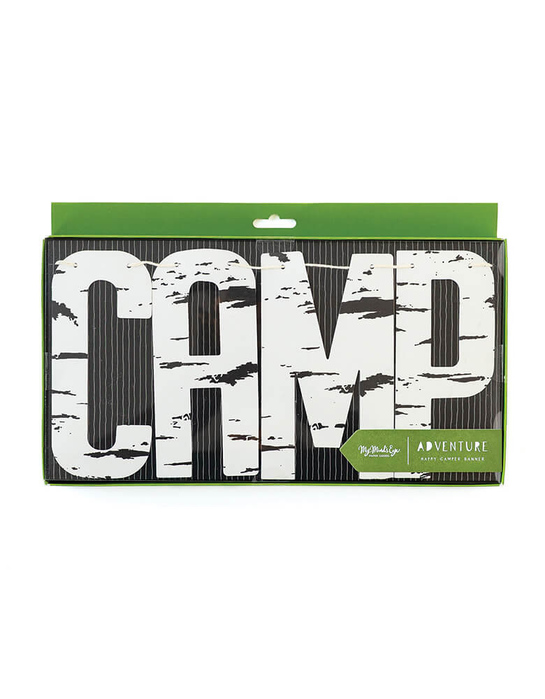 Adventure Happy Camper Banner